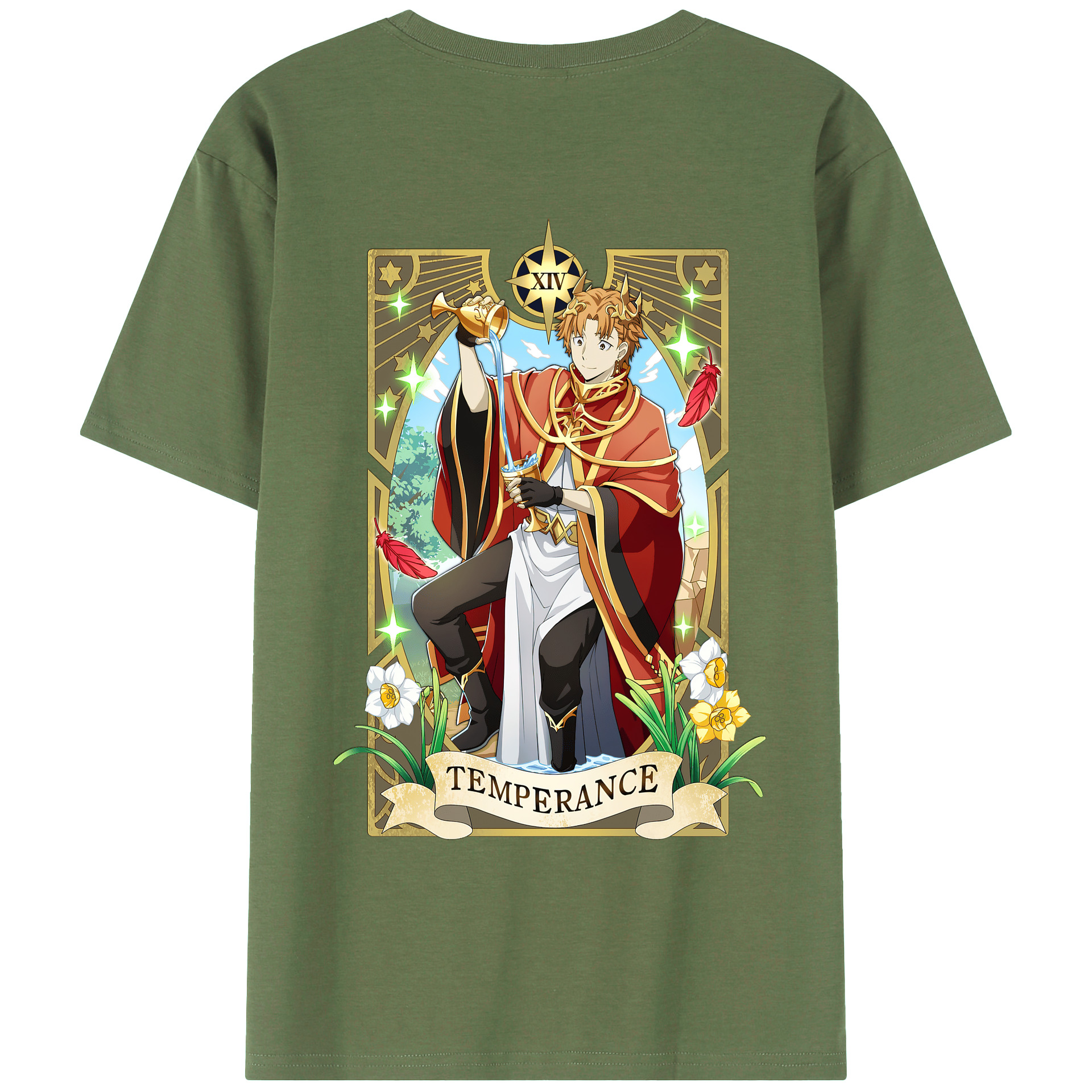 （画像用） 文豪ストレイドッグス Bungo Stray Dogs 綿100％ メンズ半袖Tシャツ（バックプリント） 通気性